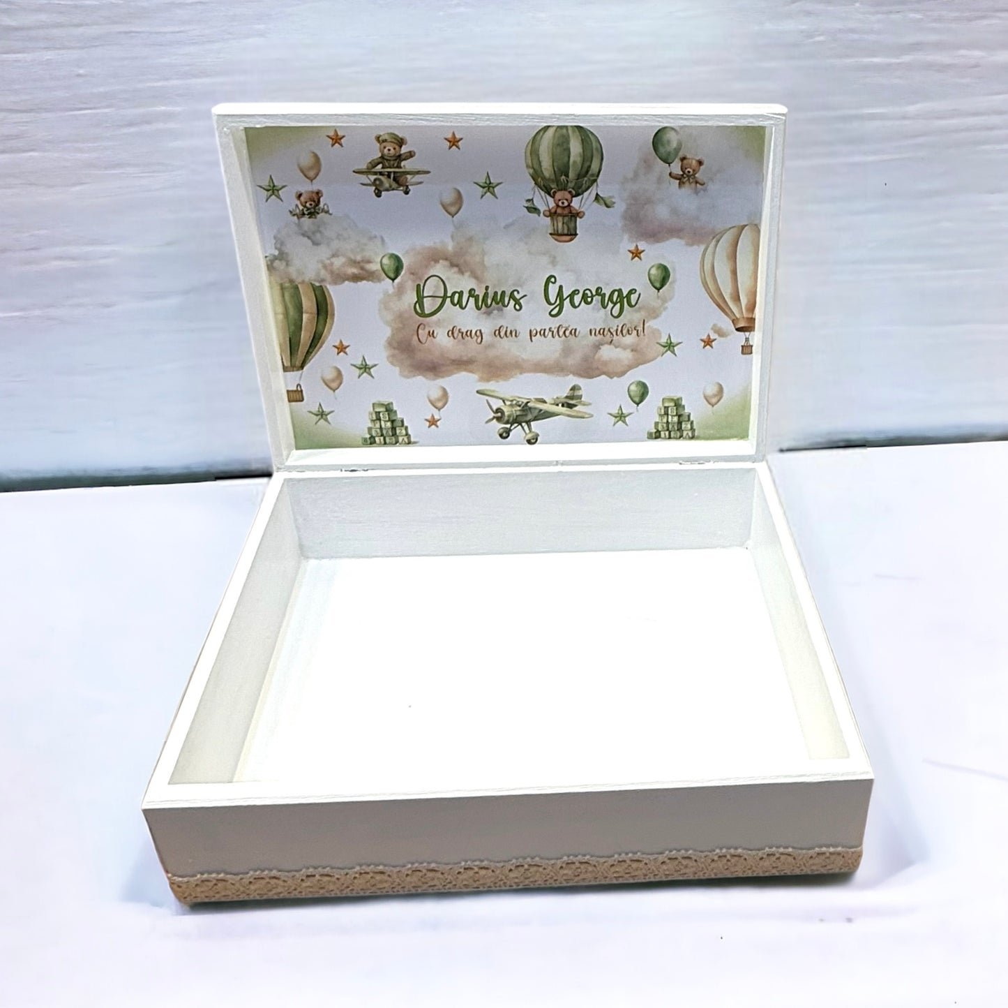 Cufar din lemn personalizat