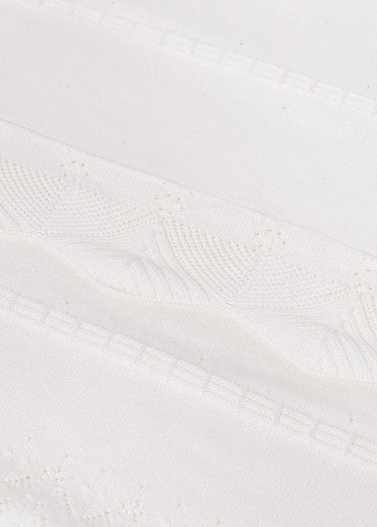 Patura tricotata bumbac bebe