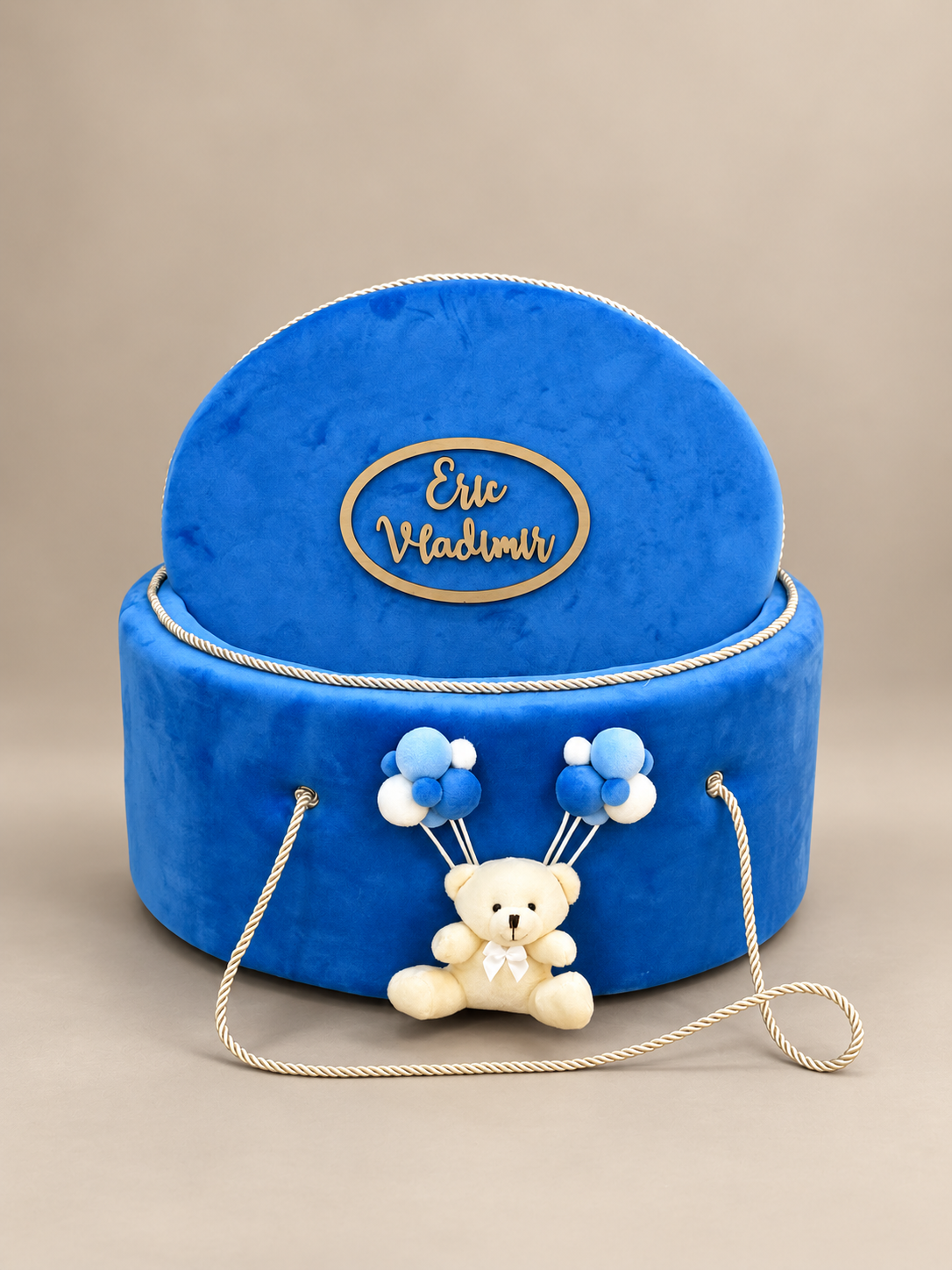Cufar din catifea personalizat