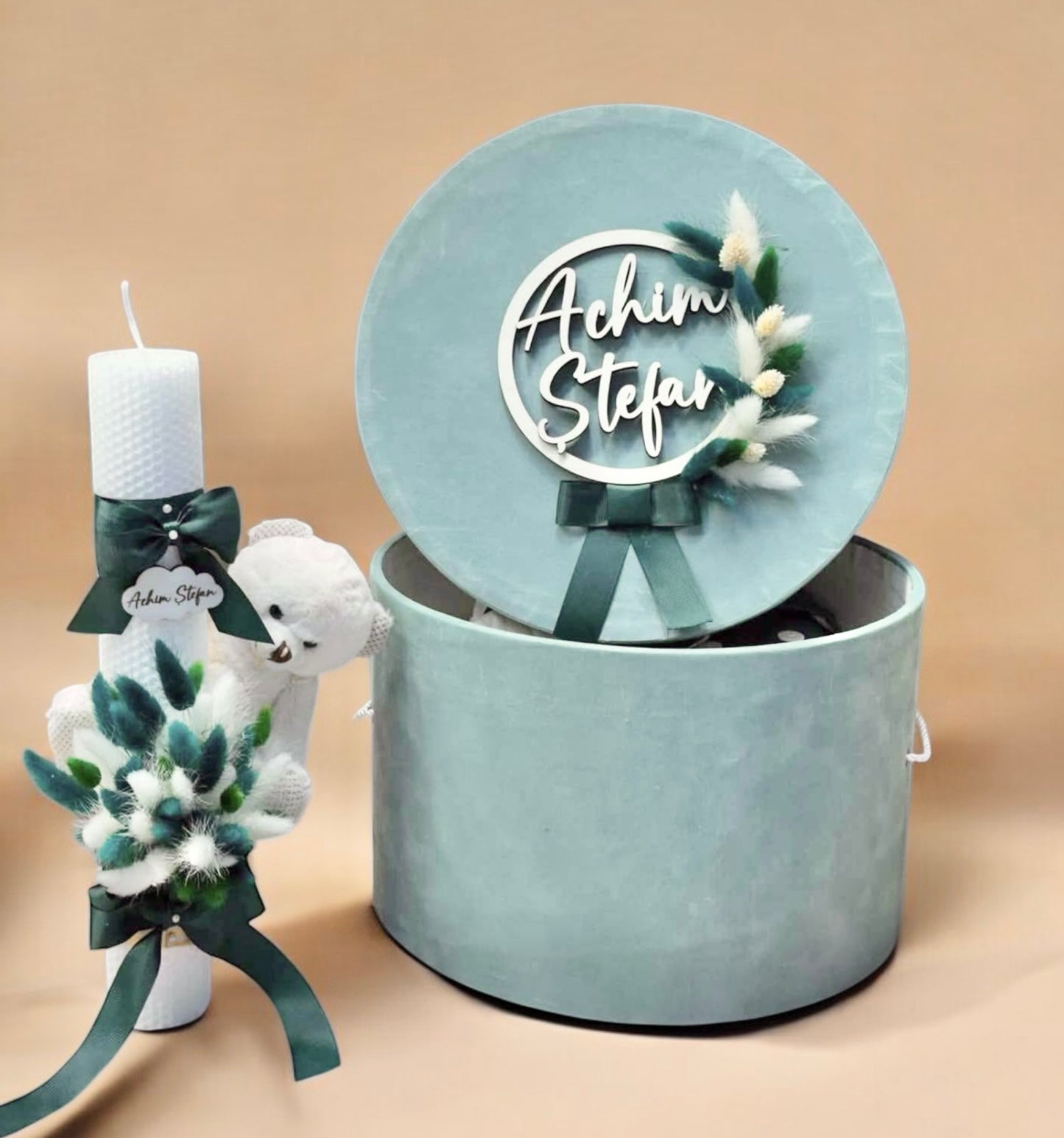 Set cufar, trusou si lumanare Achim