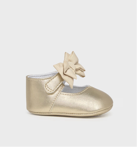 Pantofi cu fundita nou-nascut