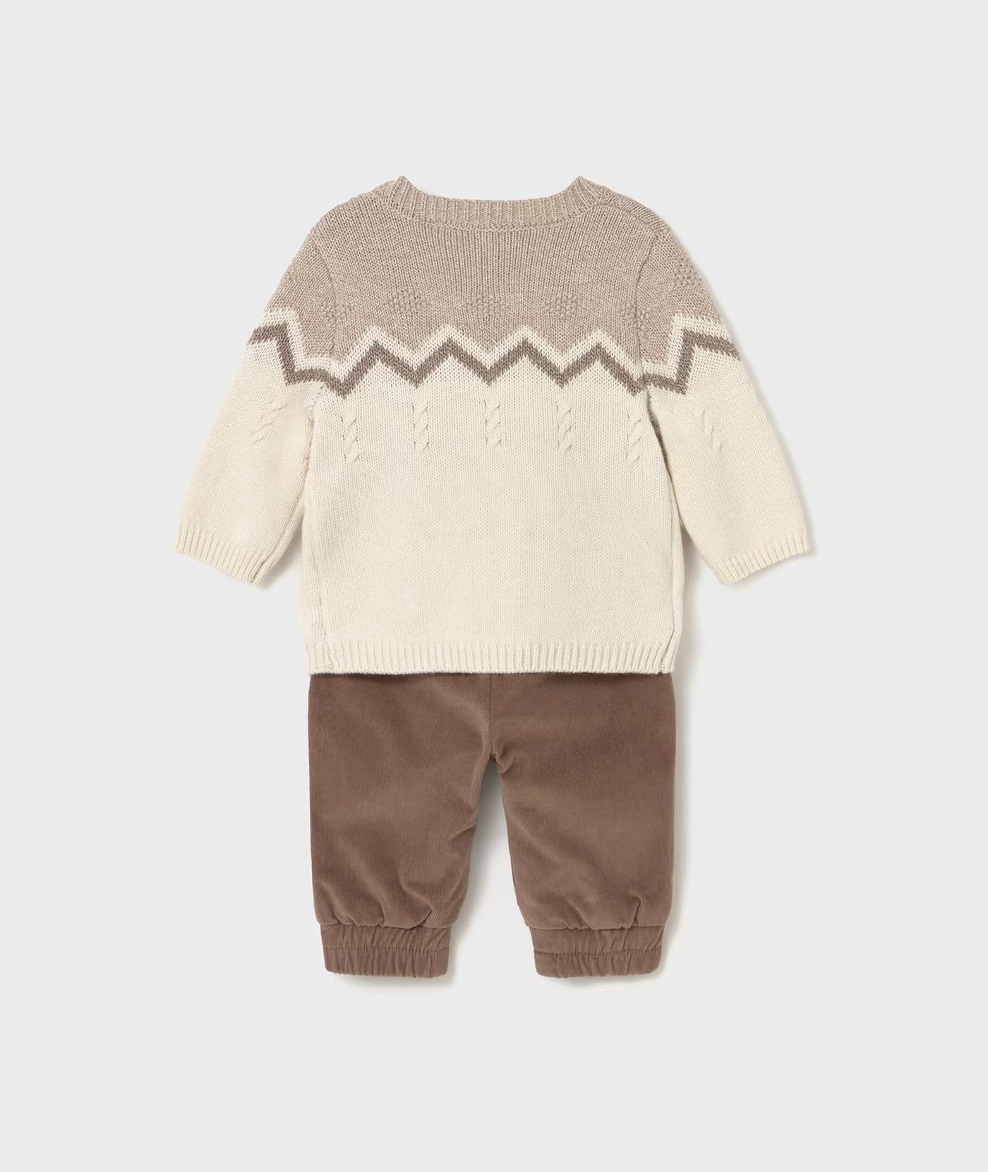 Set pantaloni si pulover nou-nascut