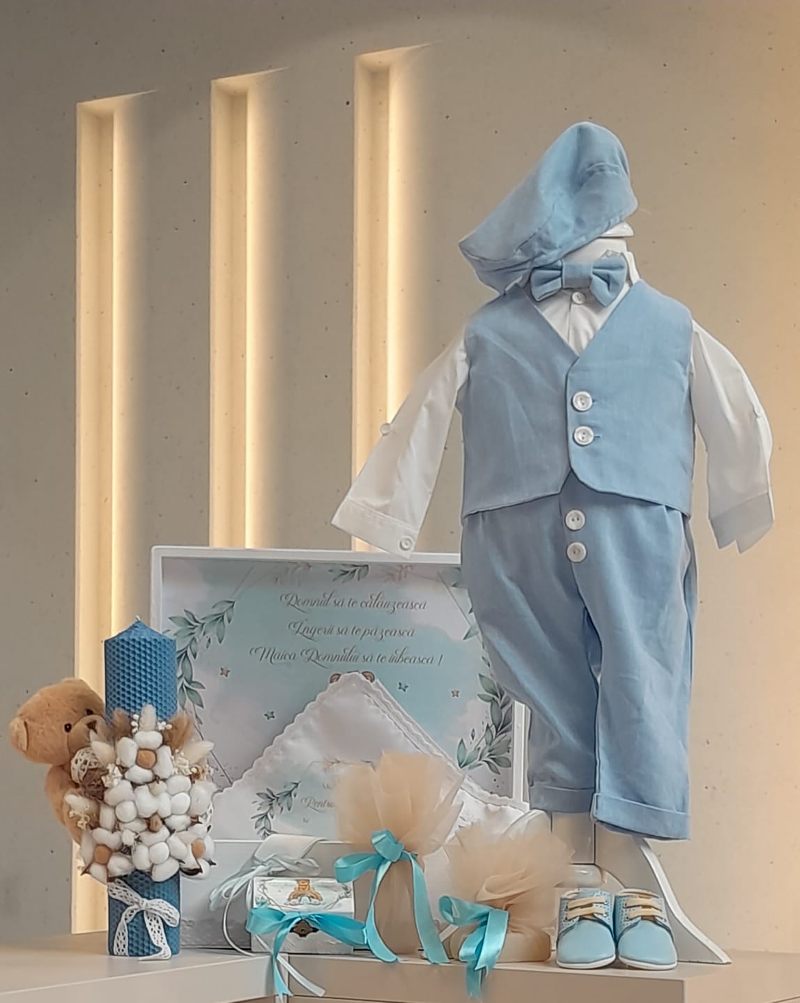 Cufar trusou lumanare costumas baiat set trusou complet personalizat