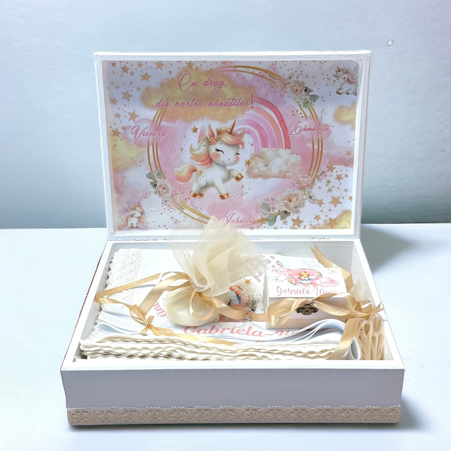 Cufar din lemn personalizat