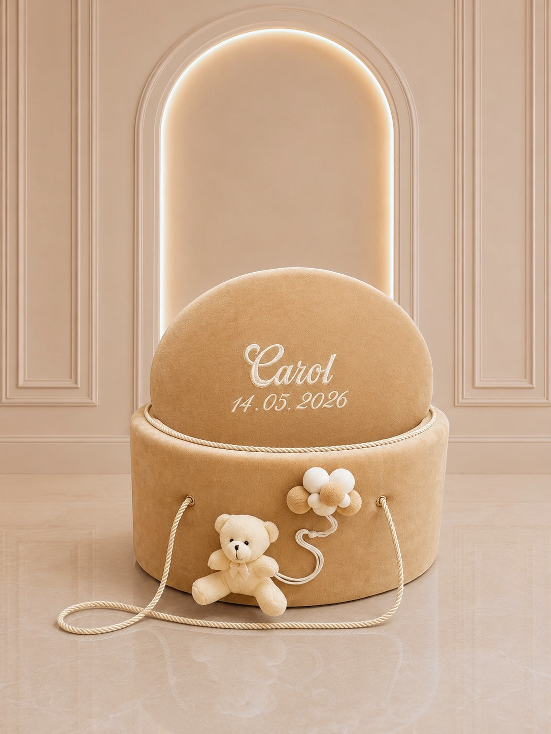 Cufar botez personalizat