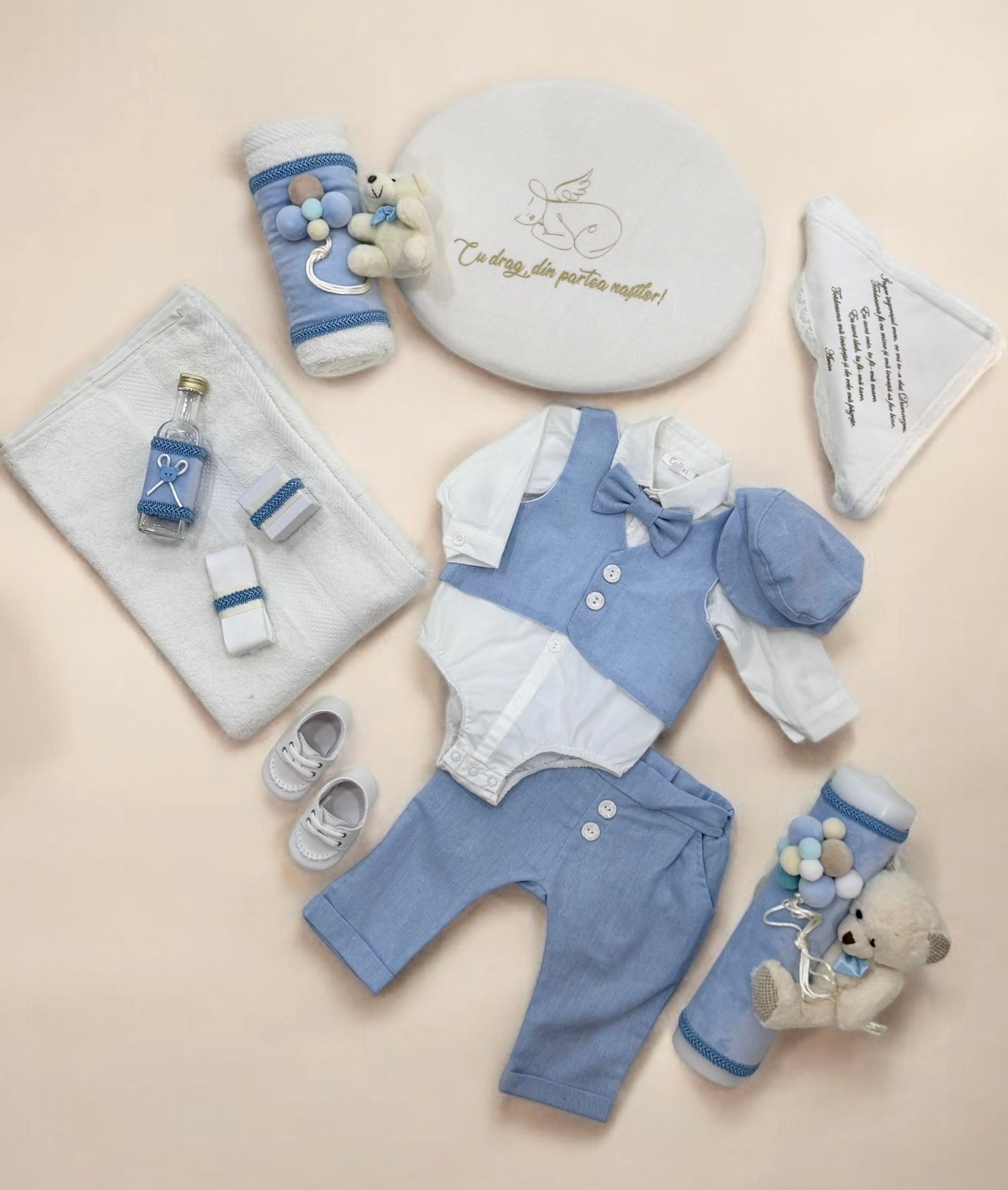 Pachet complet botez Baby Blue