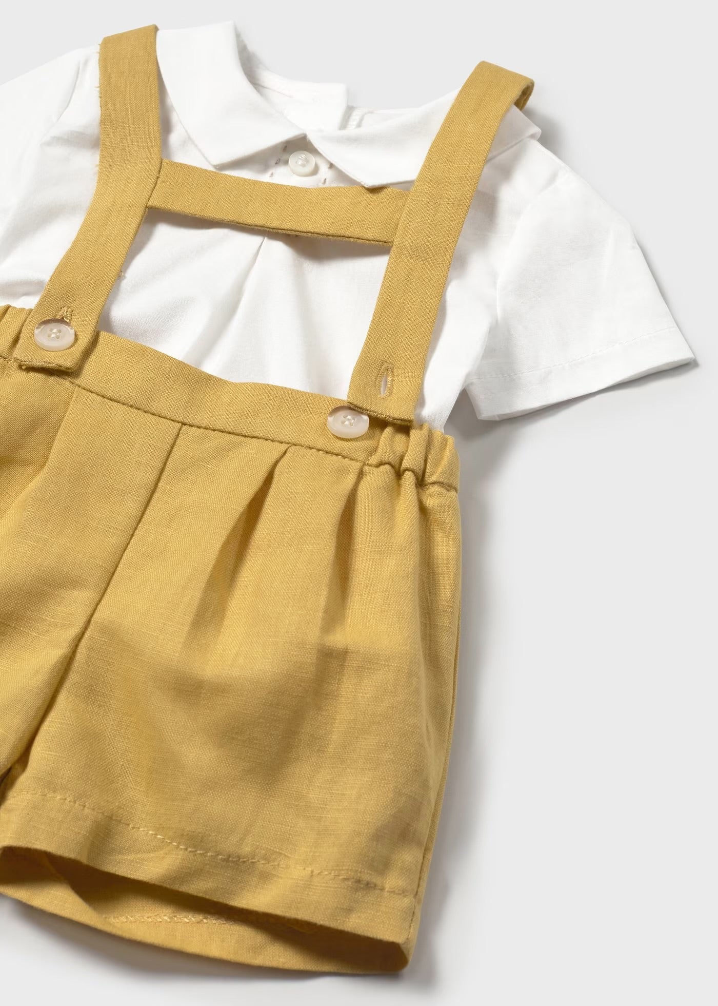 Set pantalolni scurti si camasa cu guler nou-nascut Mayoral