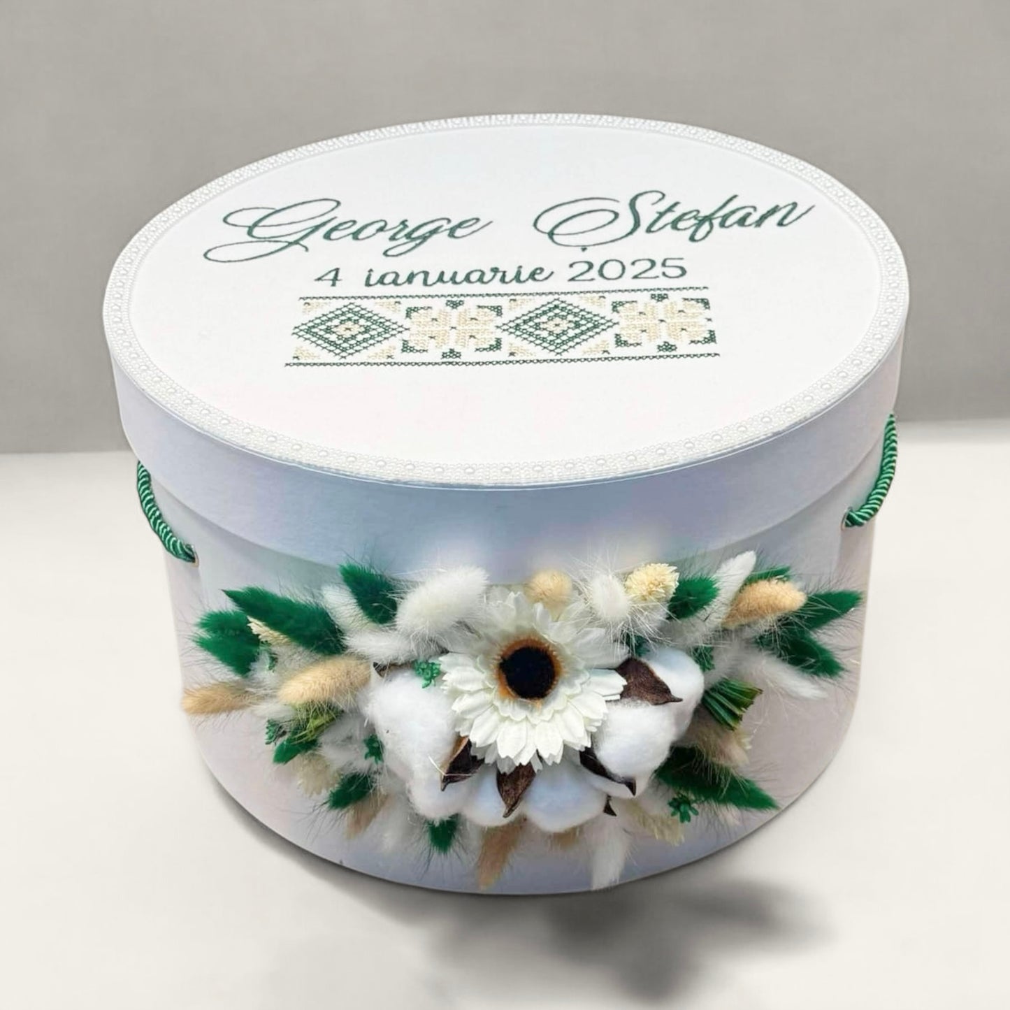 Cufar rotund din carton,personalizat