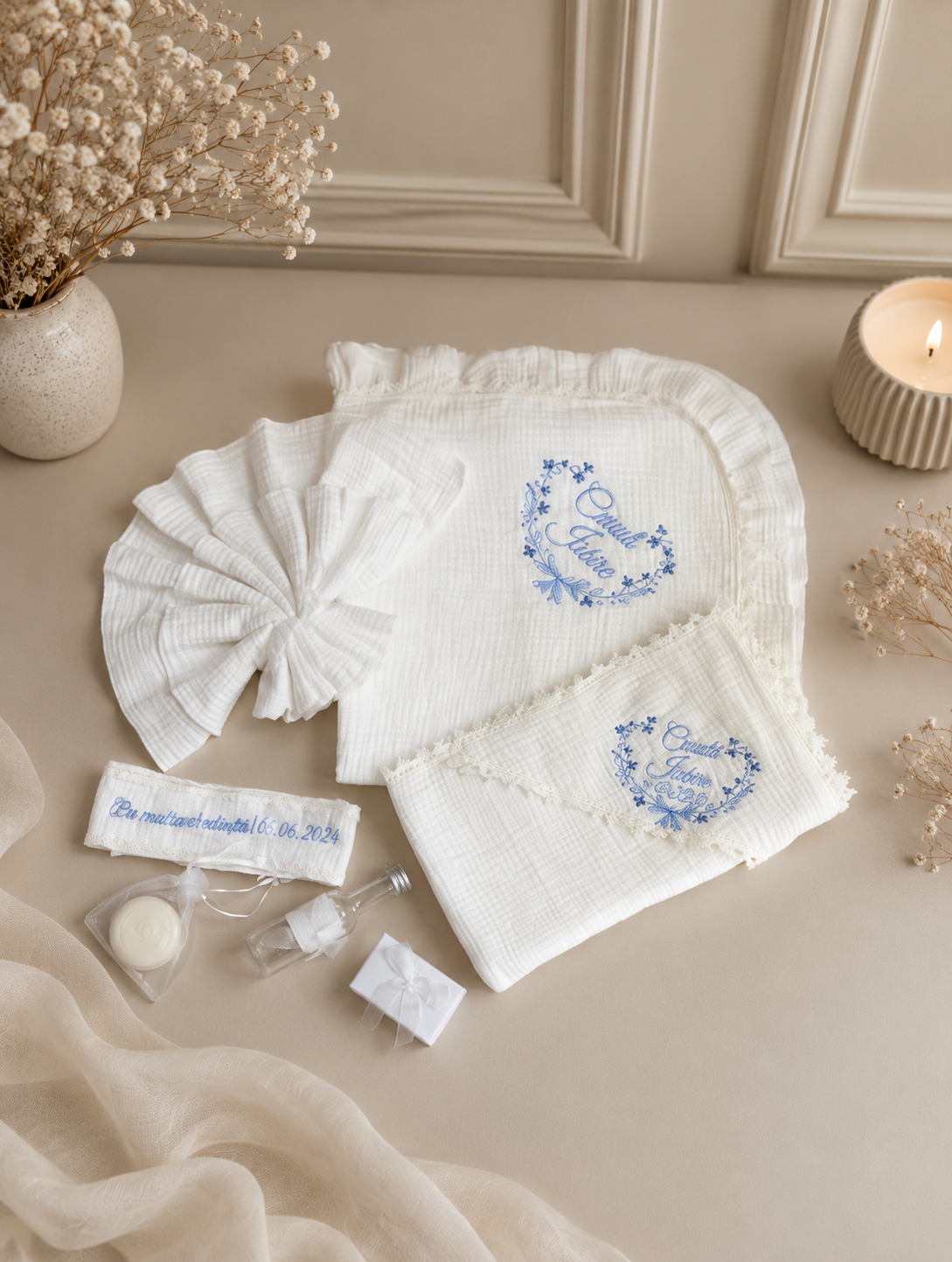 Trusou din muselina personalizat