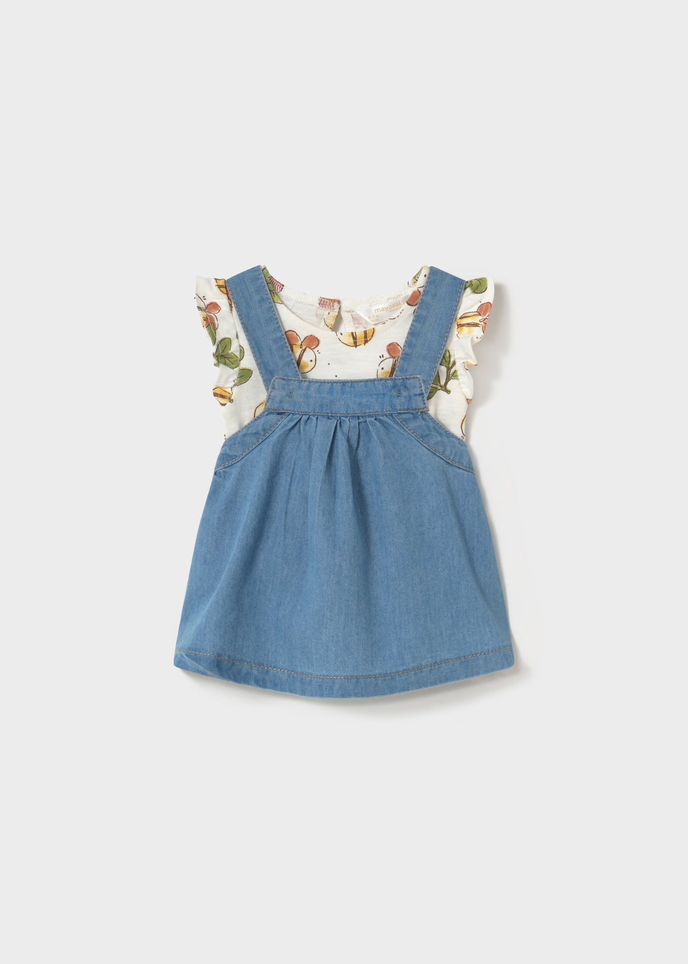 Set fusta si tricou nou-nascut Mayoral