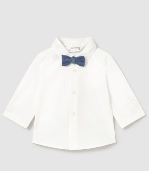 Camasa cu papion nou-nascut