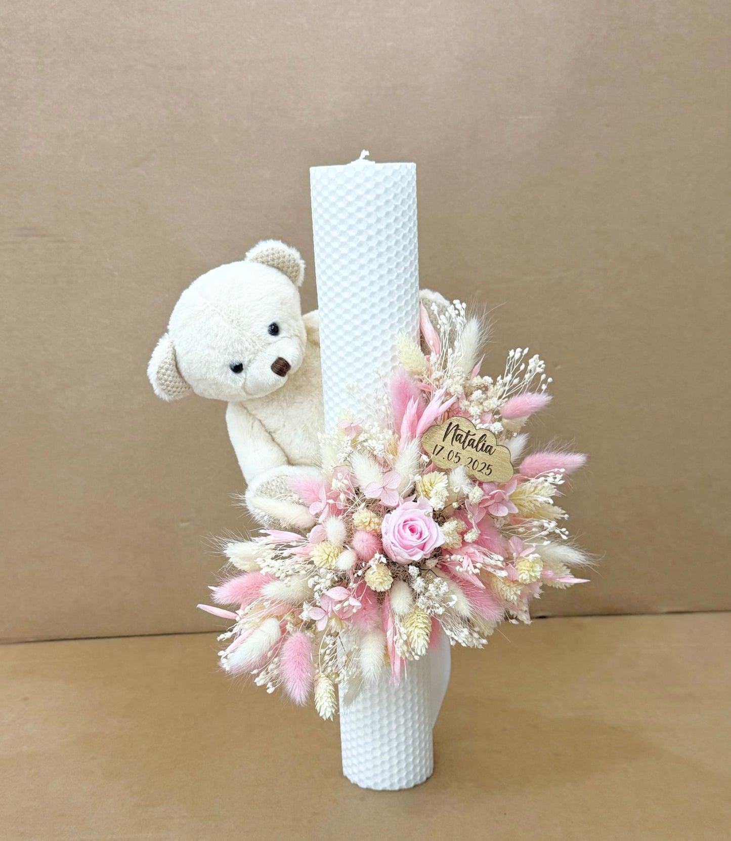 Lumanare botez personalizata