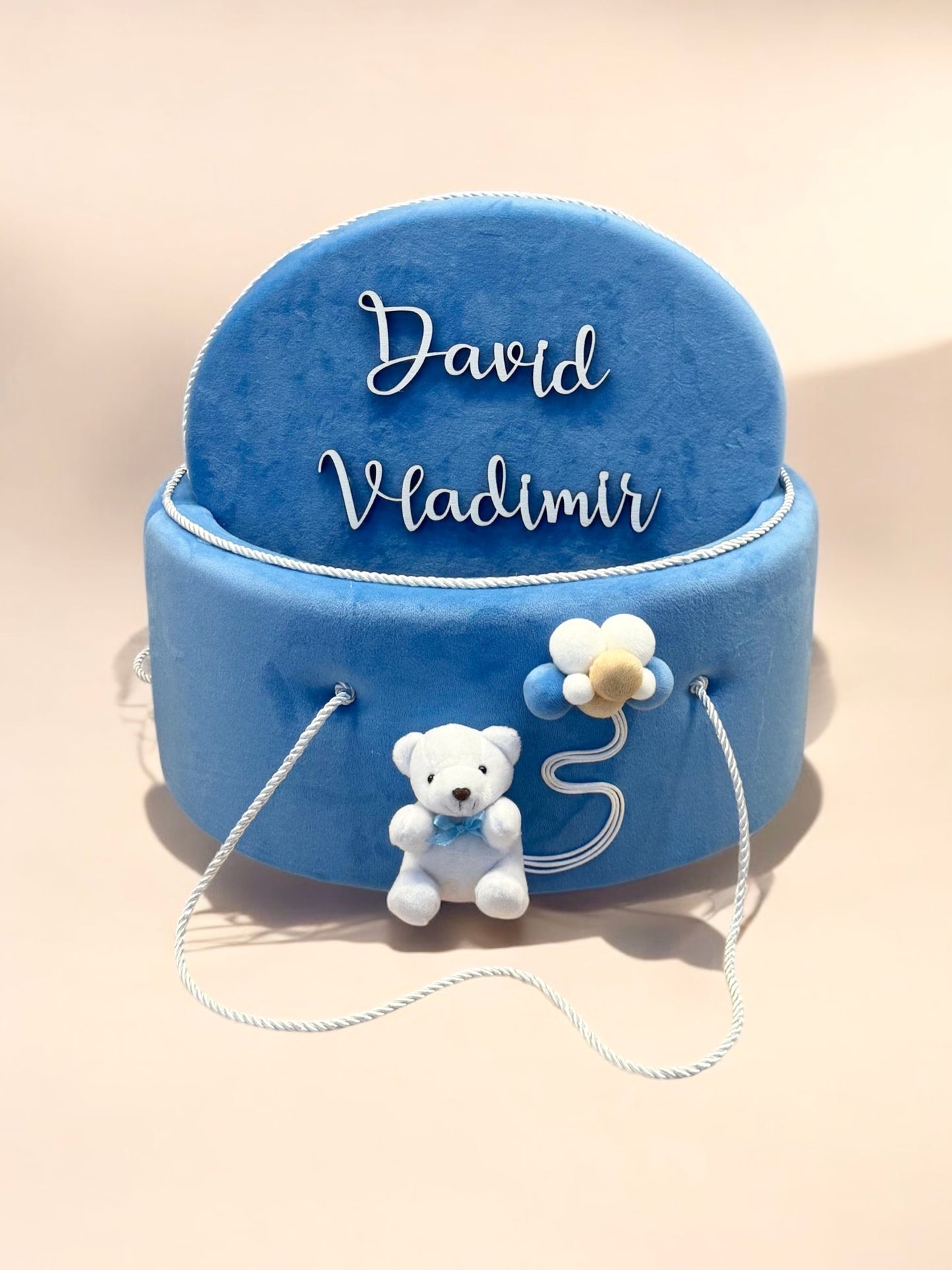 Cufar din catifea personalizat David