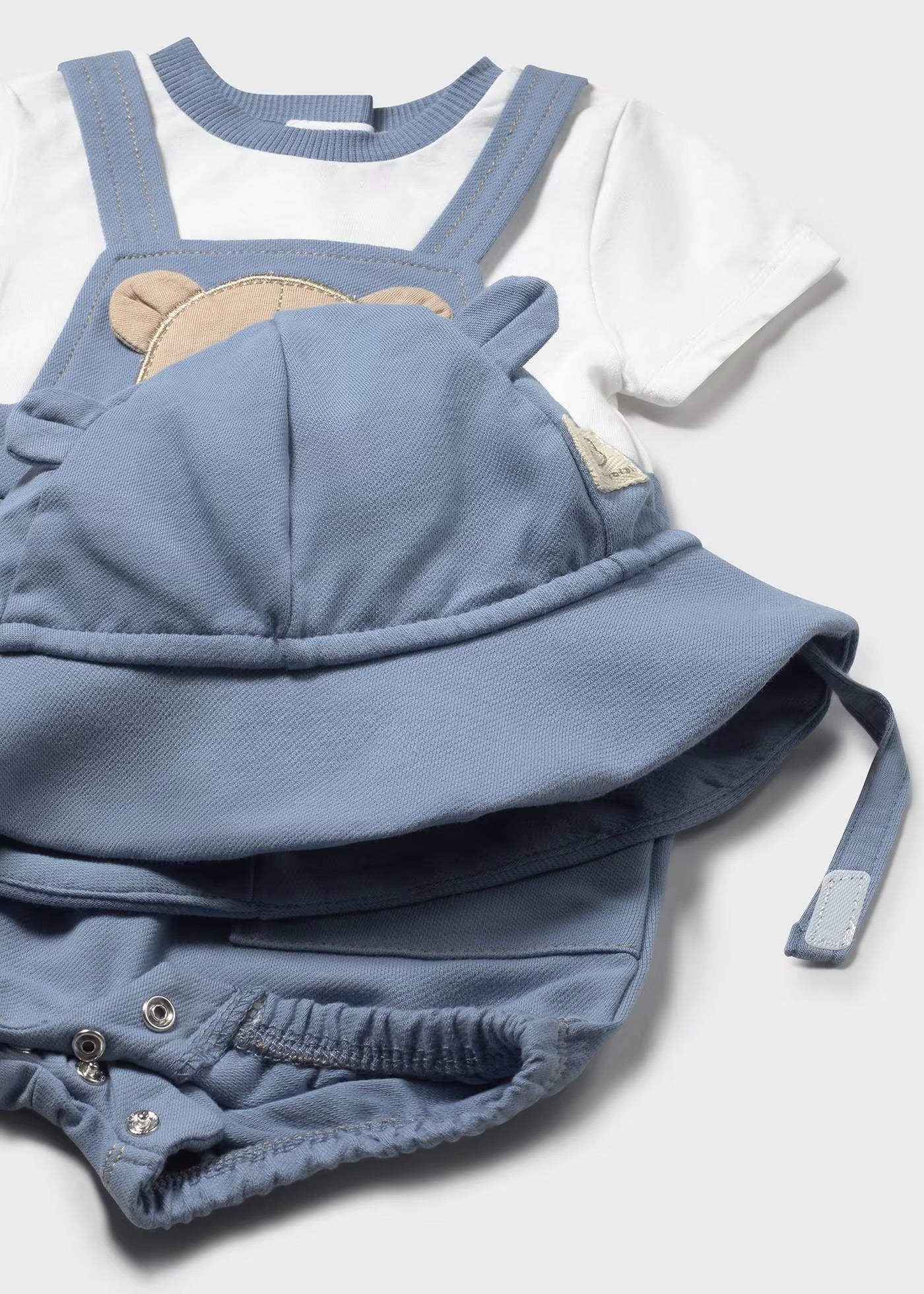 Costumas cu ursulet si palarie nou-nascut Mayoral