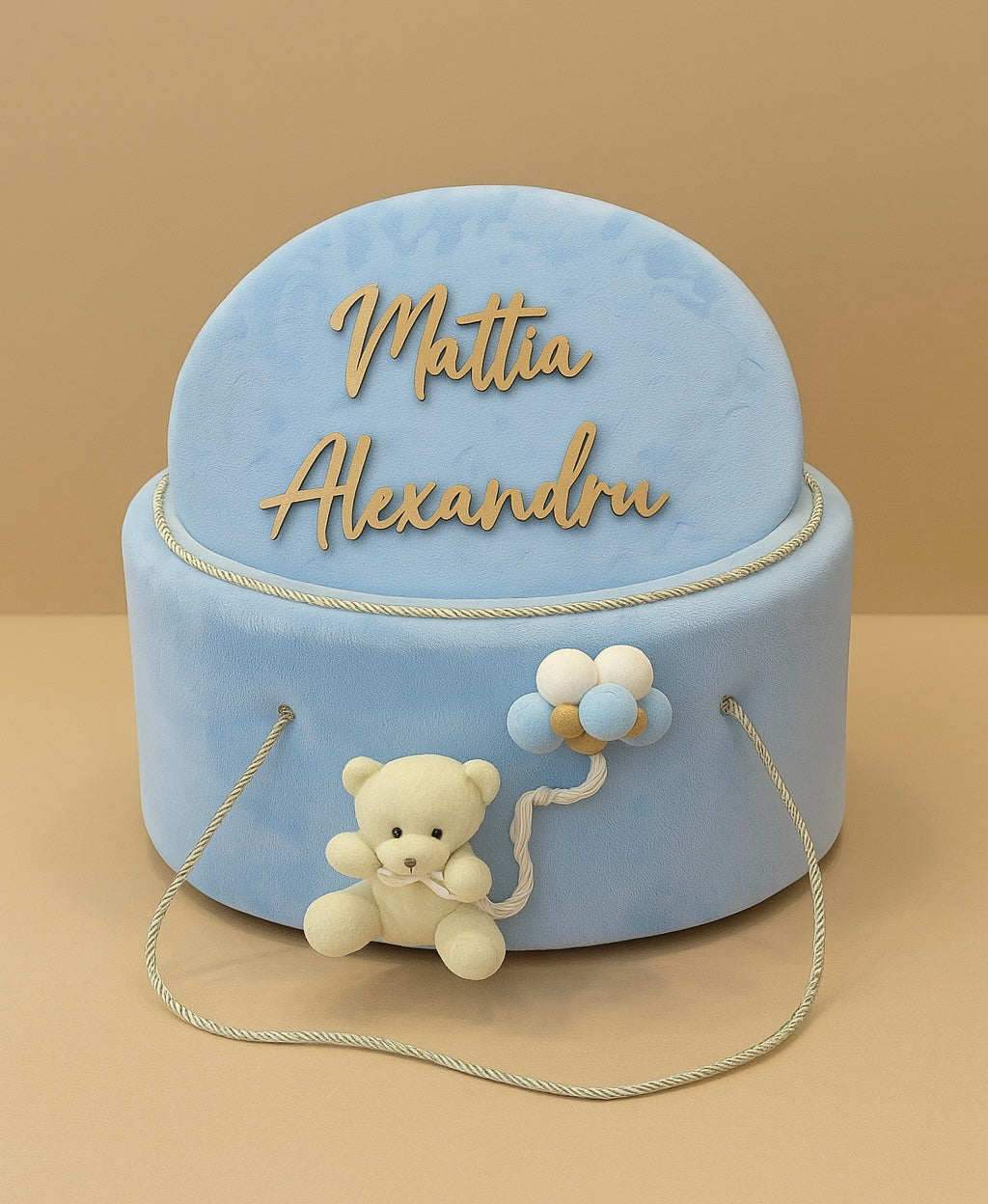 Cufar din catifea personalizat