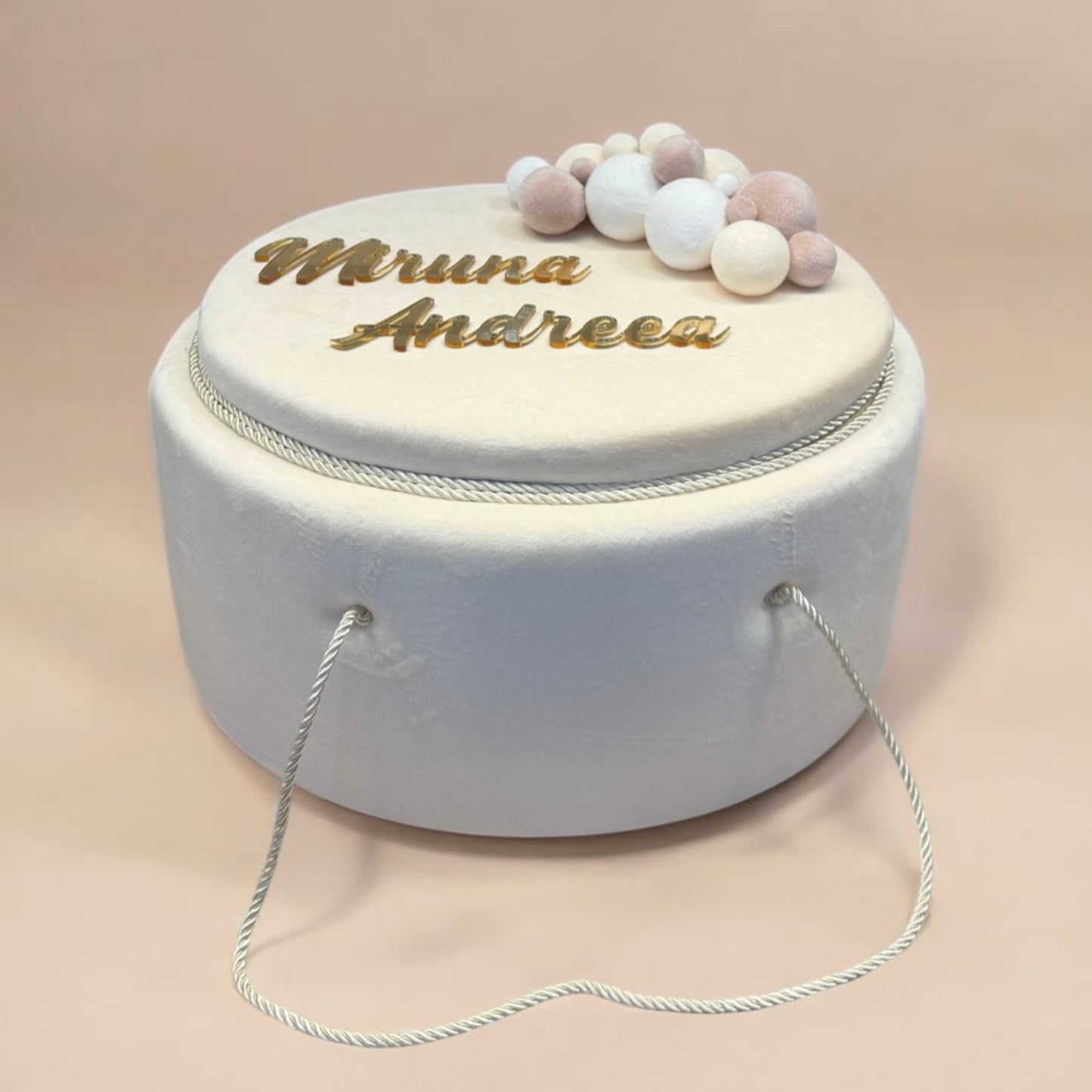 Cufar din catifea personalizat Miruna