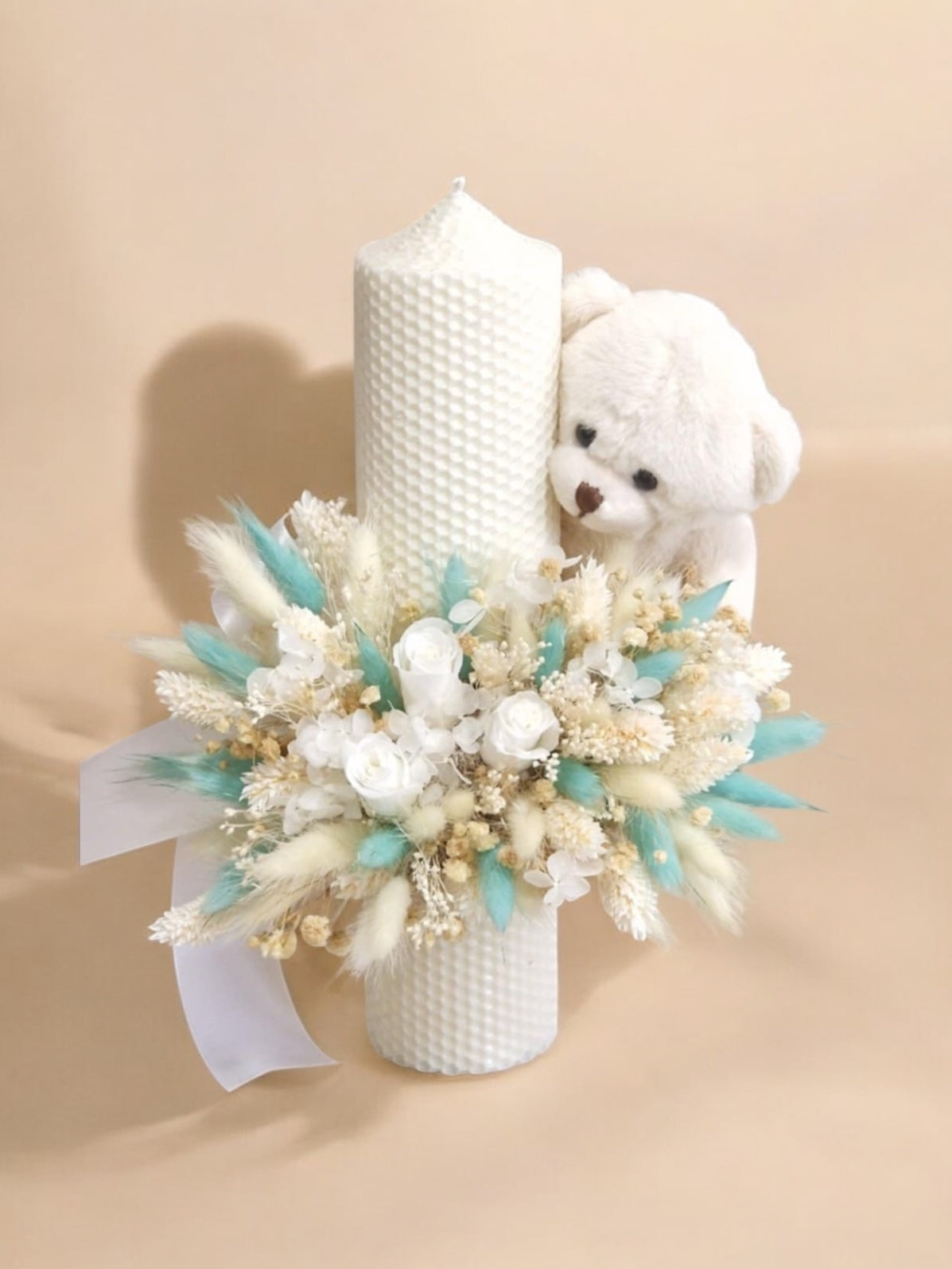 Lumanare botez baieti fete baieti ceara naturala