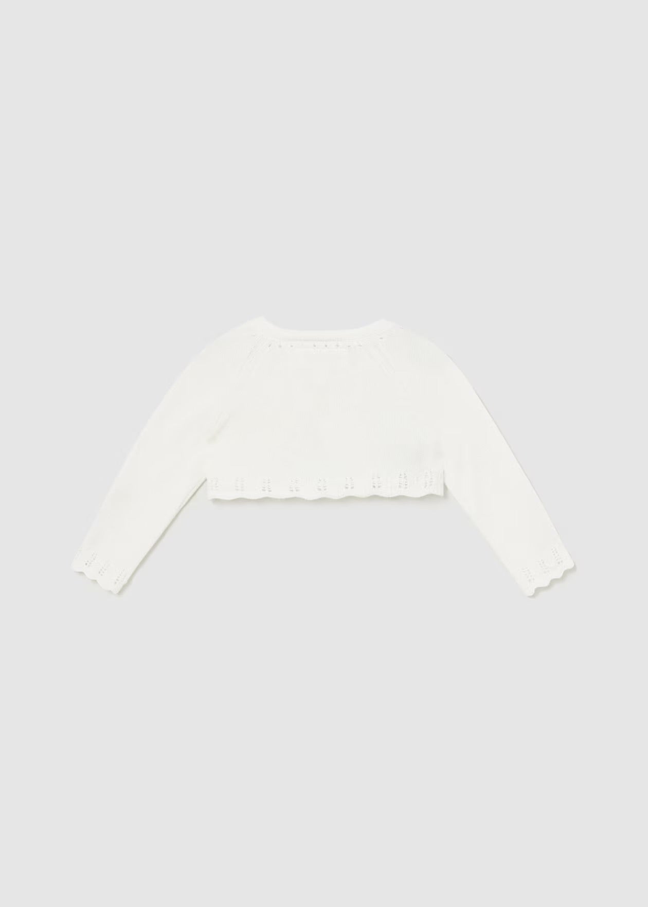Bolero tricotat Better Cotton nou-nascut Mayoral