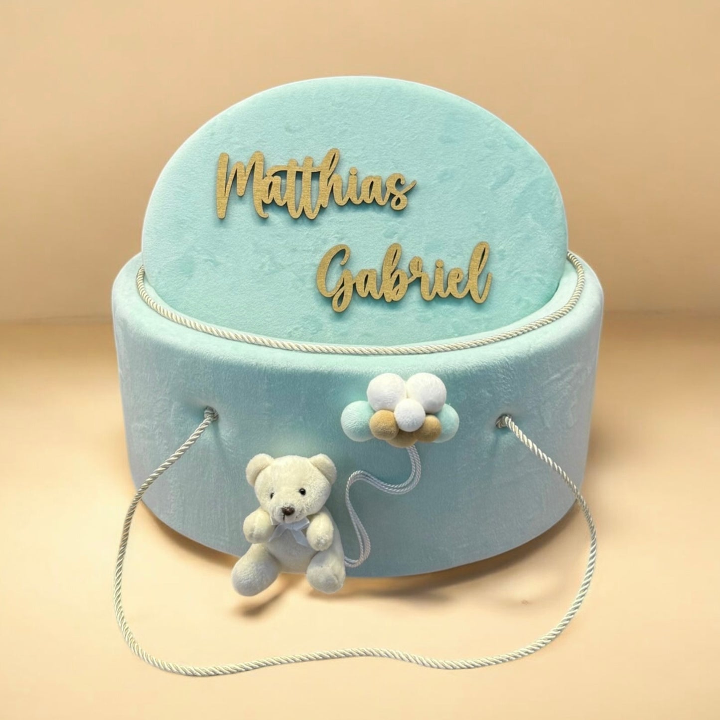 Cufar din catifea personalizat