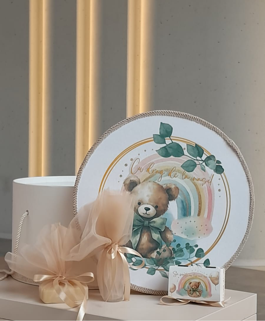 Cufar si trusou botez personalizat