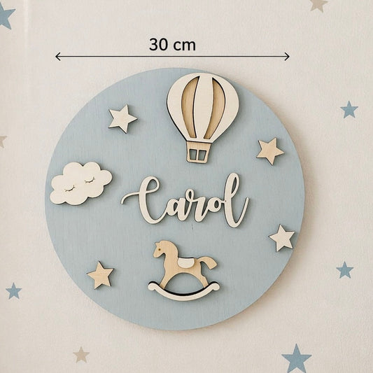 Placuta decorativa din lemn