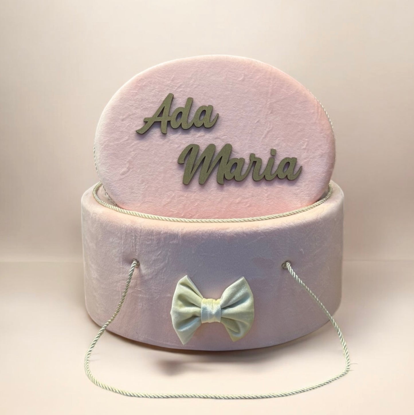 Cufar din catifea personalizat