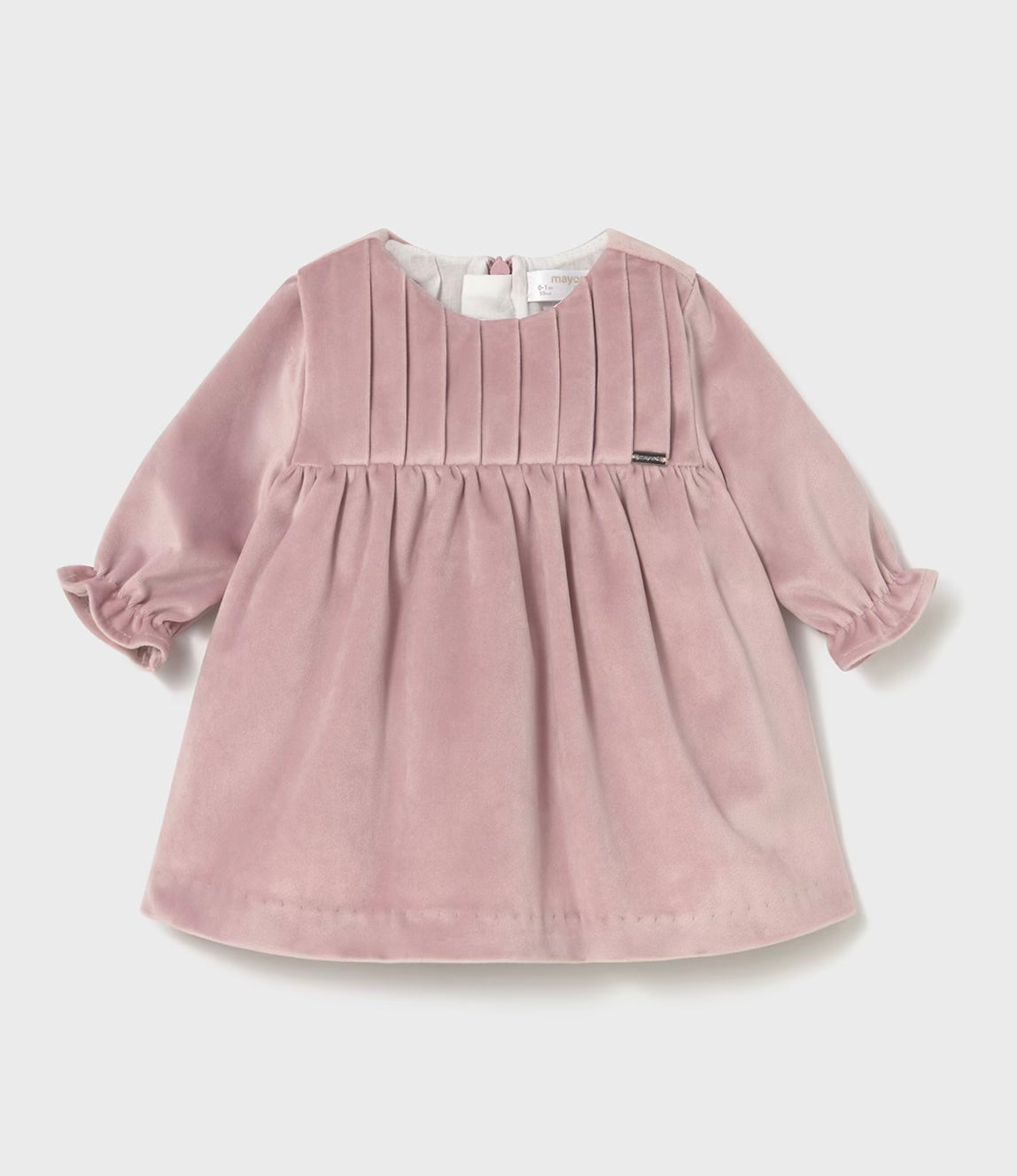 Rochie catifea nou-nascut