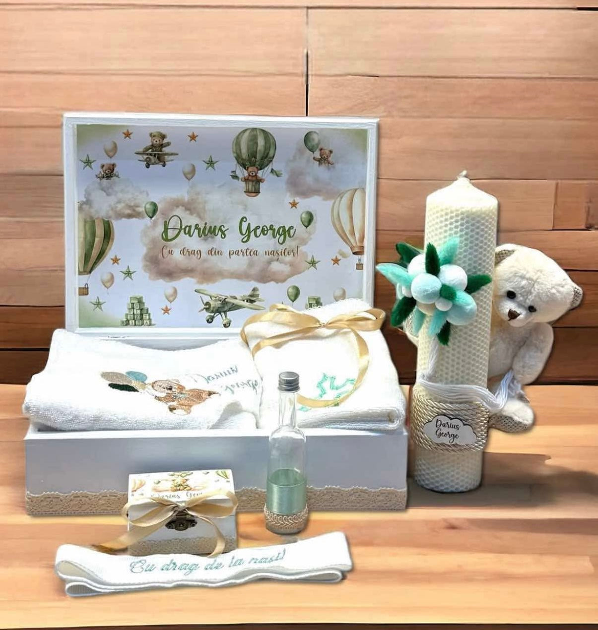 Set cufar, trusou si lumanare Darius