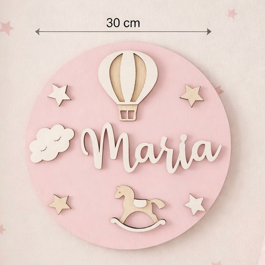 Placuta decorativa din lemn