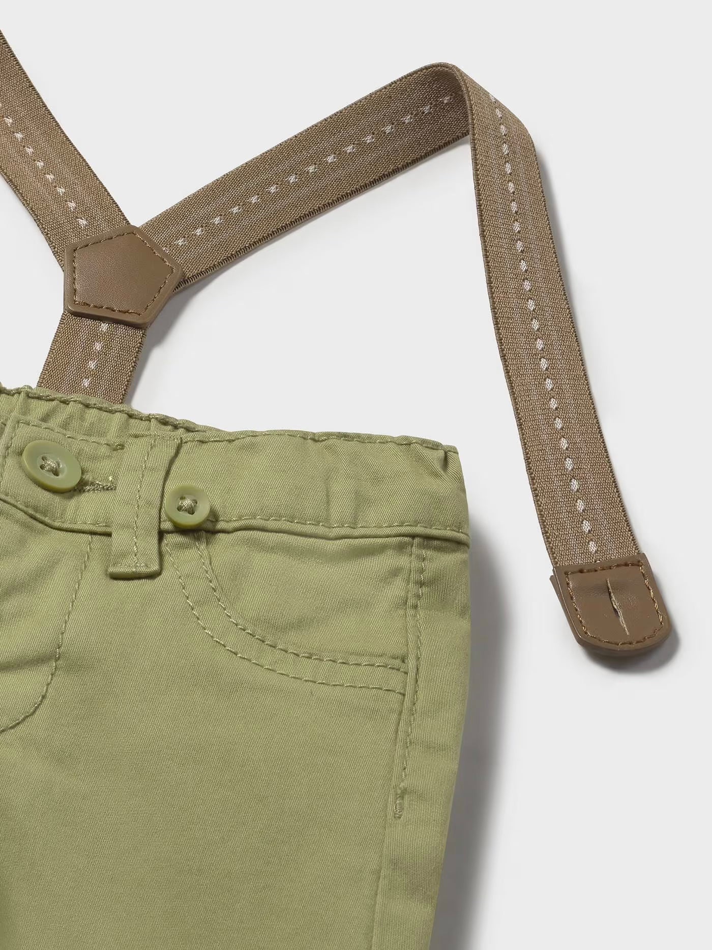 Pantaloni lungi bretele nou-nascut