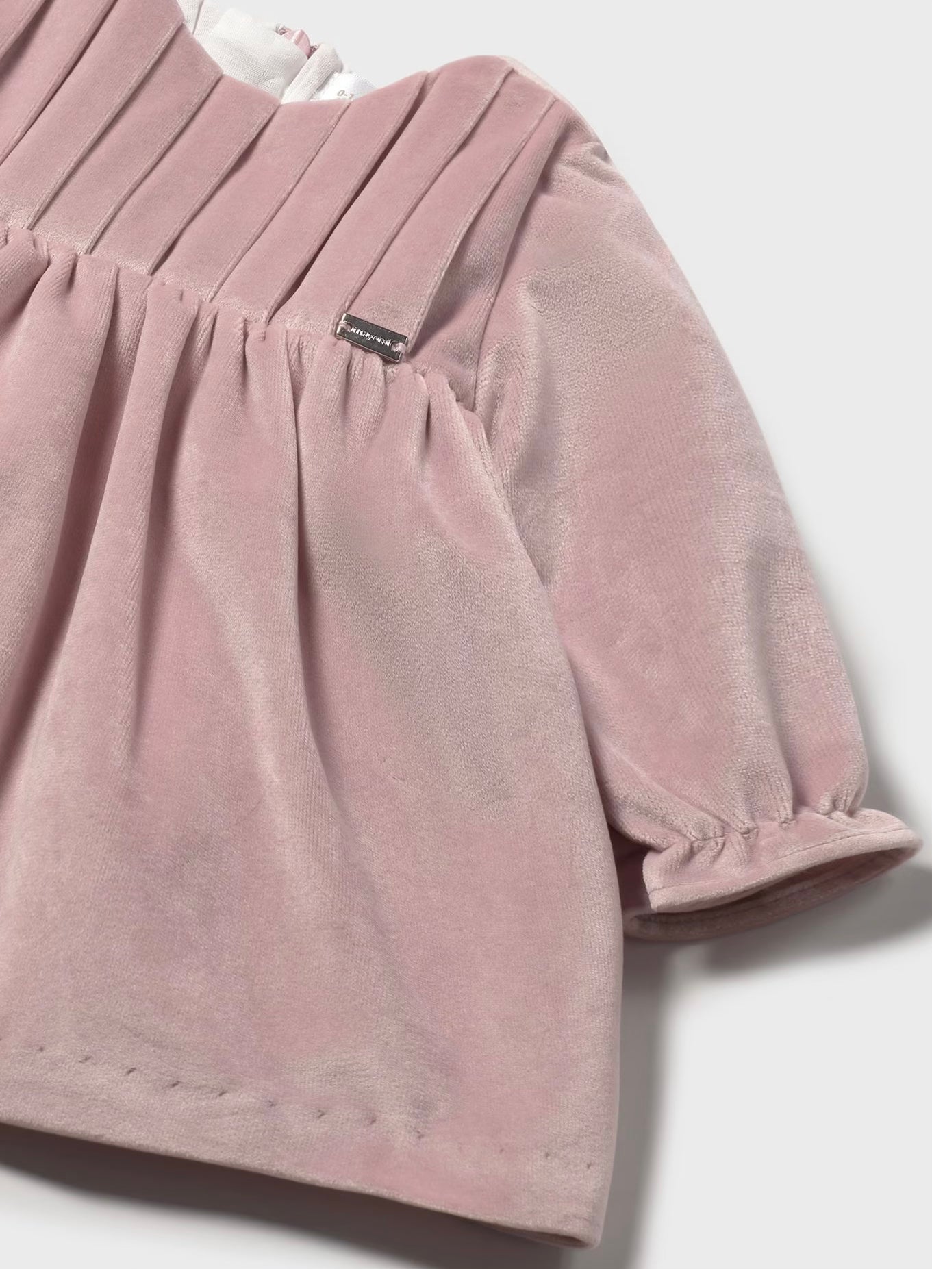 Rochie catifea nou-nascut