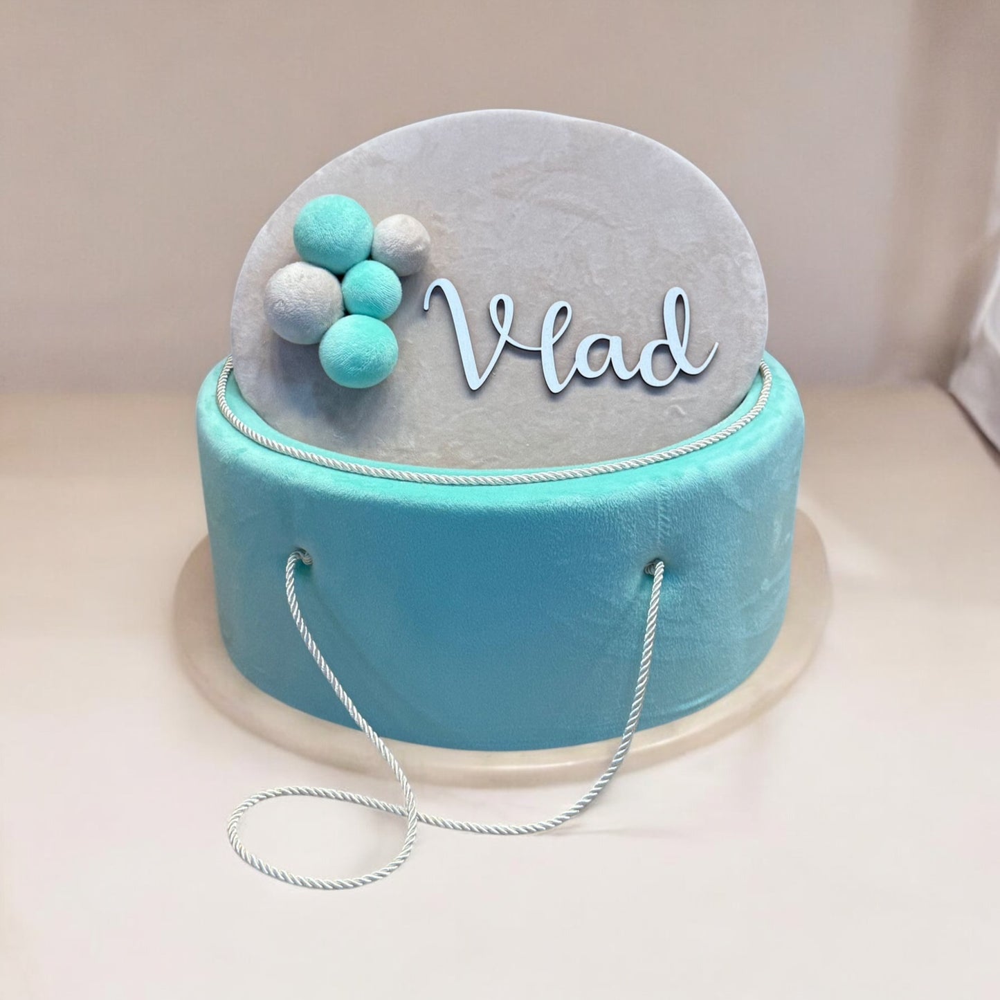 Cufar din catifea personalizat