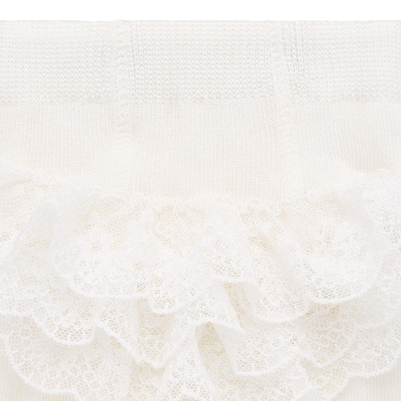 Dres cu volane din dantela