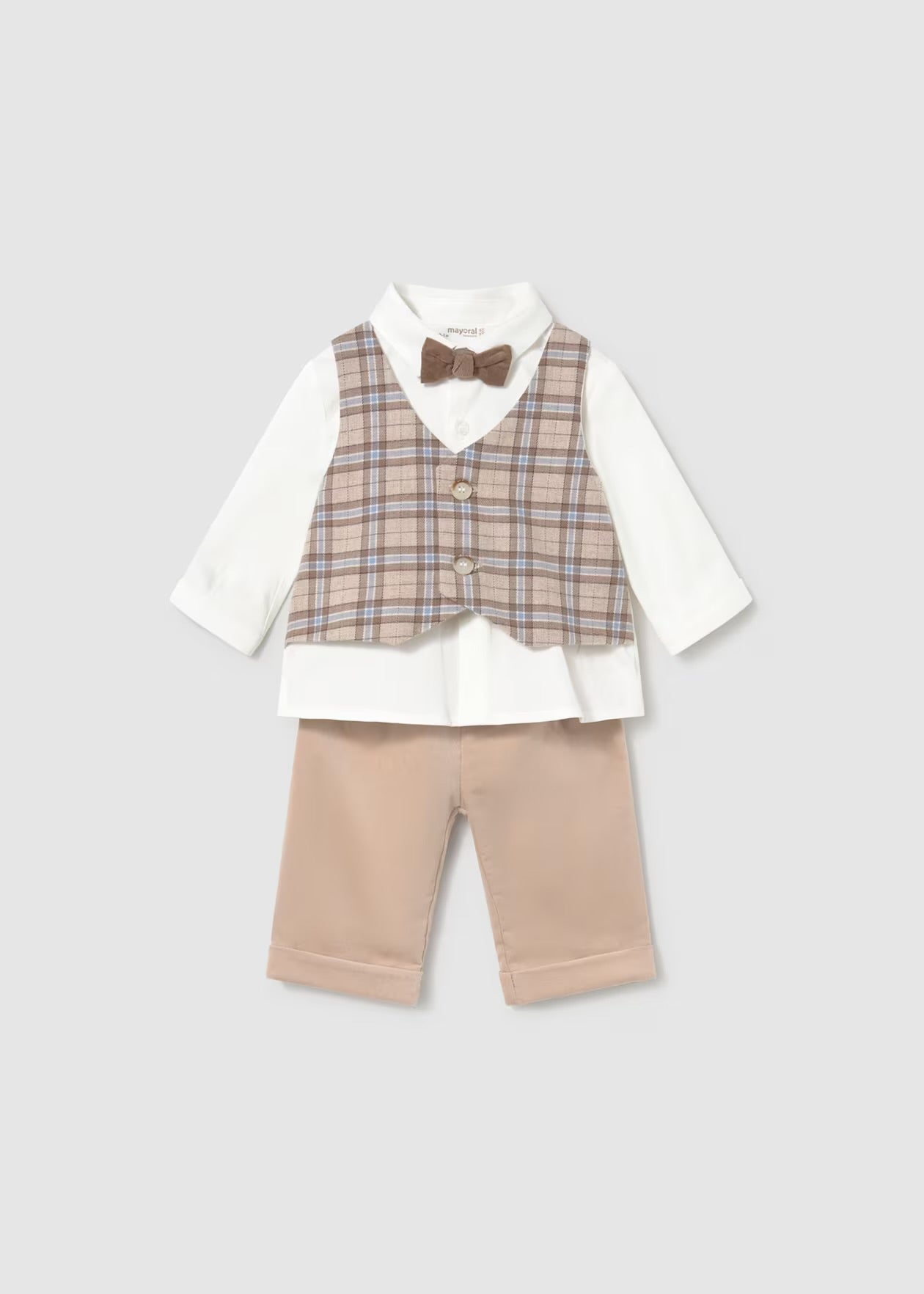 Set cu pantaloni lungi nou-nascut