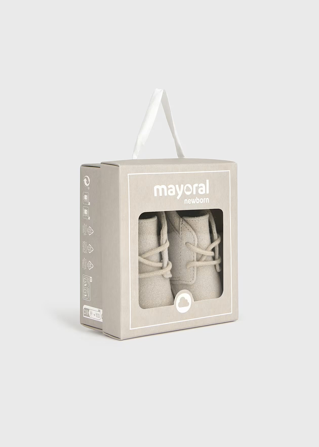 Pantofi nou-nascut cu siret Mayoral