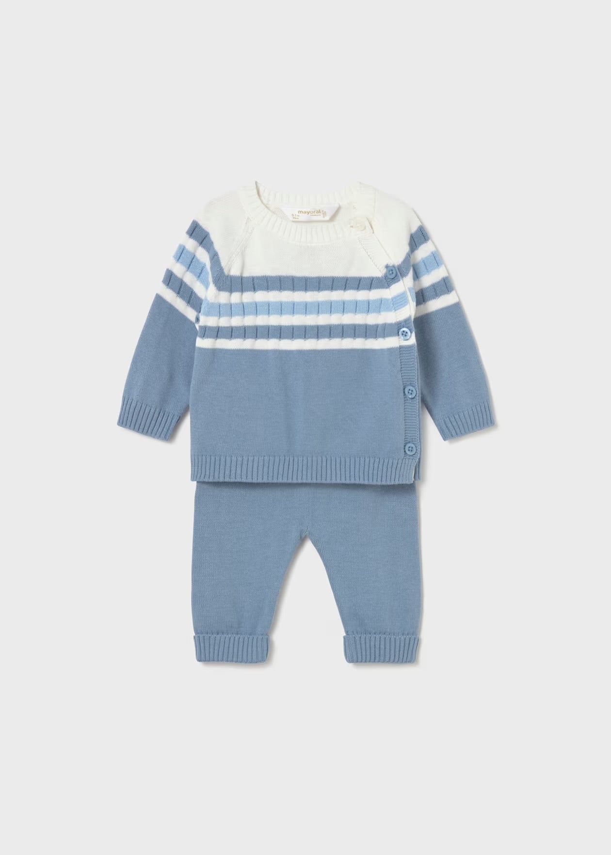 Set cu pantaloni lungi nou-nascut