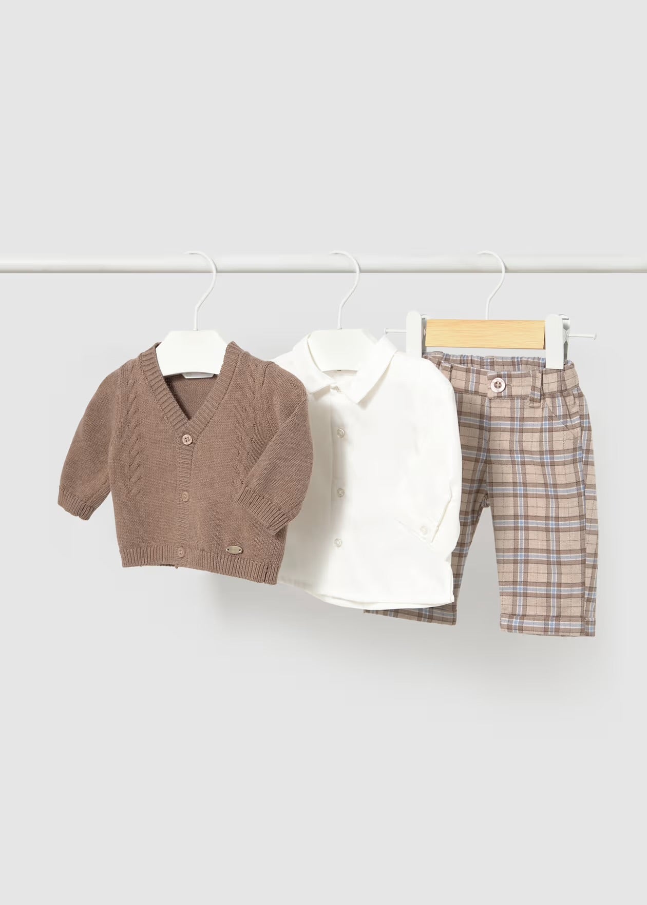 Set cu pantaloni lungi nou-nascut