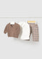 Set cu pantaloni lungi nou-nascut