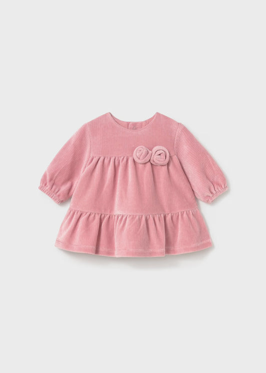 Rochie catifelata nou-nascut Mayoral