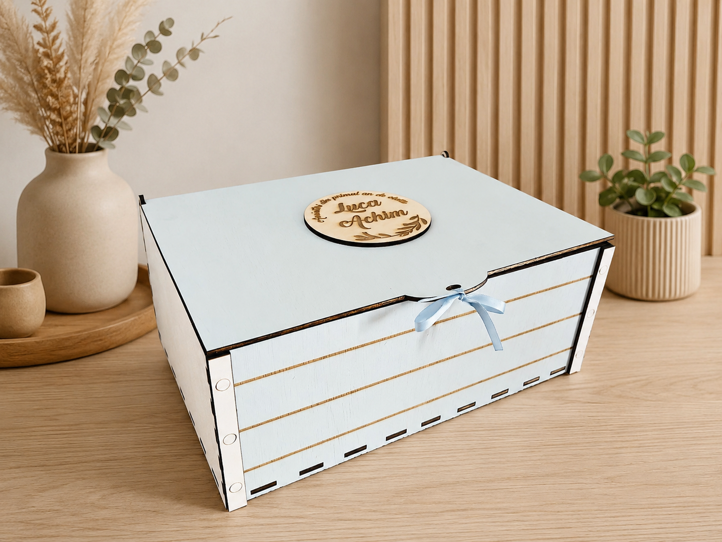 Cufar din lemn personalizat