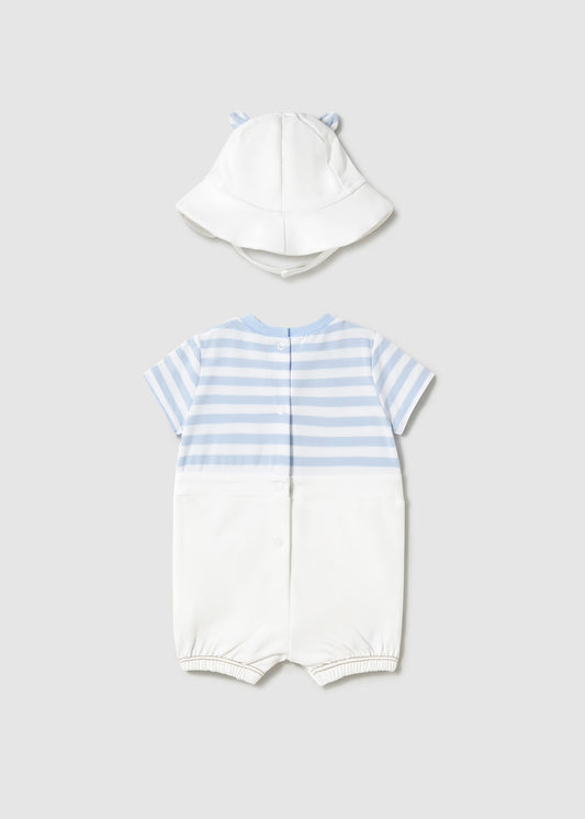 Costumas cu ursulet si palarie nou-nascut Mayoral