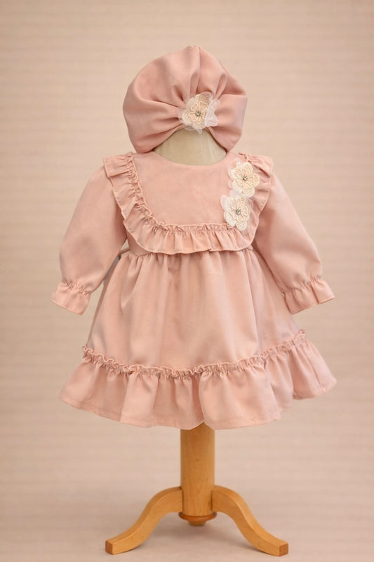 Set paltonas, rochita si turban