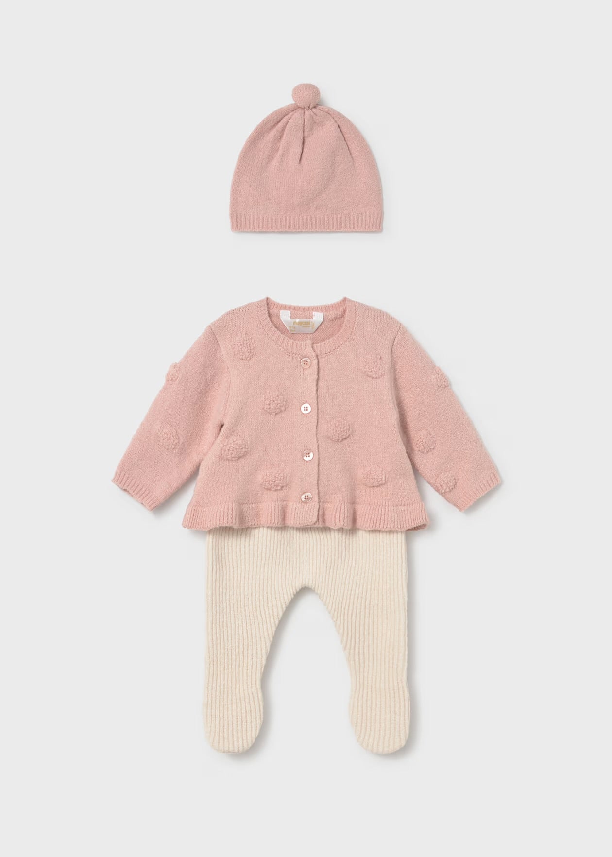Set 3 piese tricotate Better Cotton nou-nascut