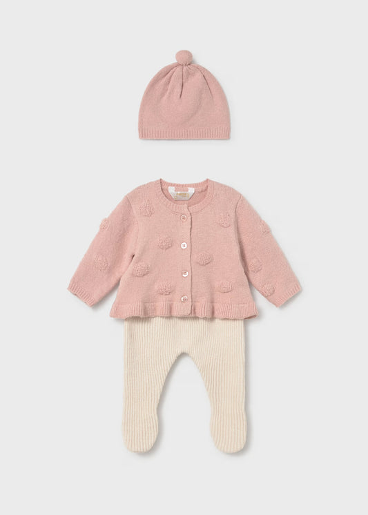 Set 3 piese tricotate Better Cotton nou-nascut