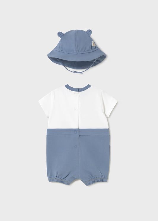 Costumas cu ursulet si palarie nou-nascut Mayoral