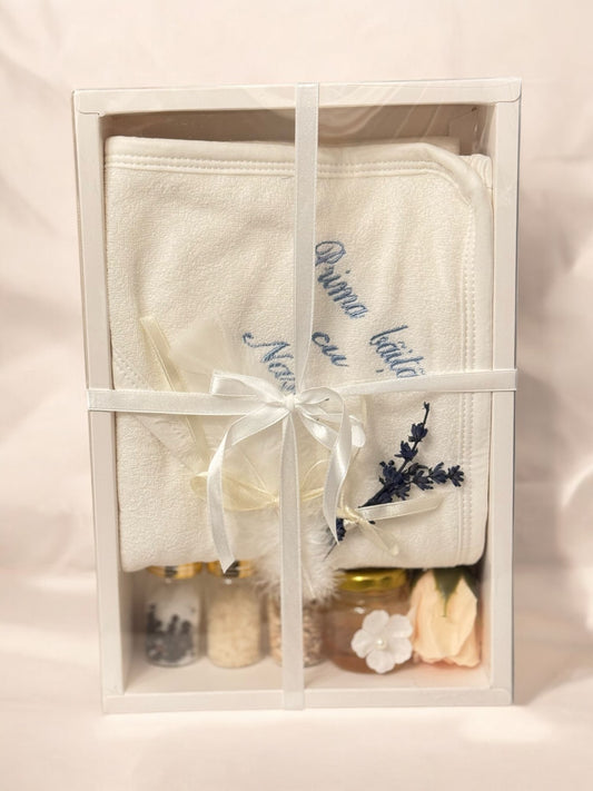 Set prima baita bleu baieti