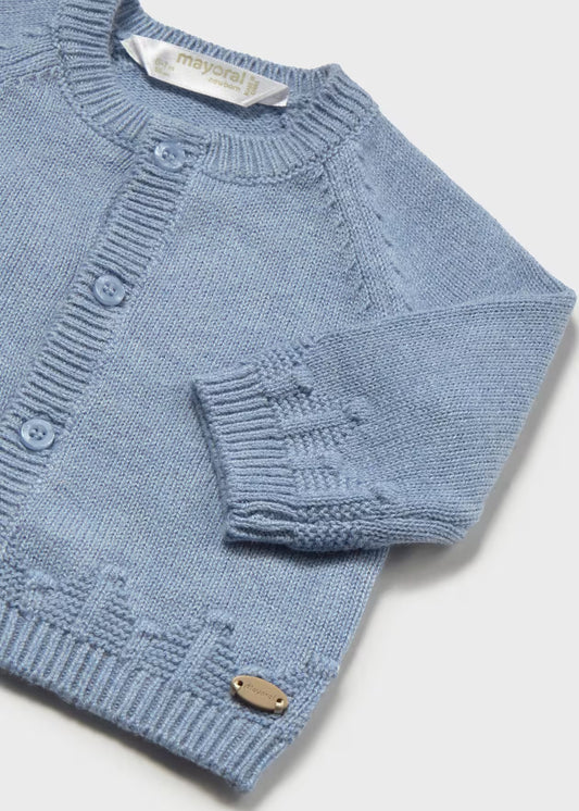 Jacheta tip cardigan nou-nascut