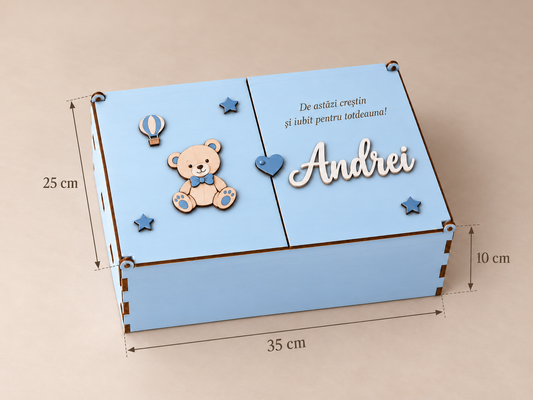 Cufar din lemn personalizat