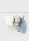 Set salopeta din tricot 3 piese nou-nascut