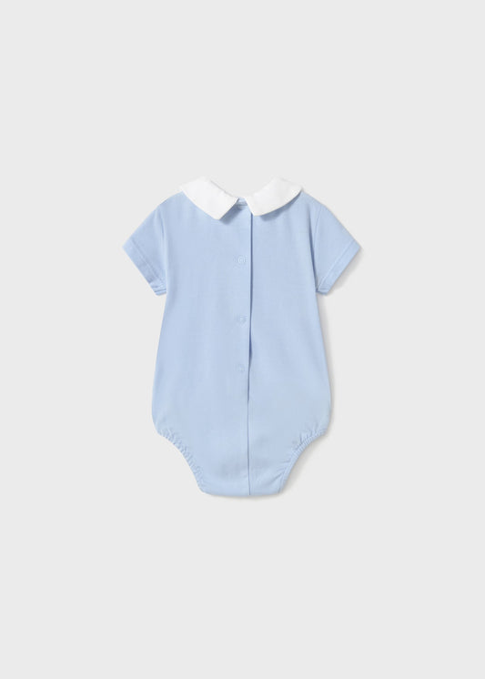 Body cu guler nou-nascut baiat Mayoral